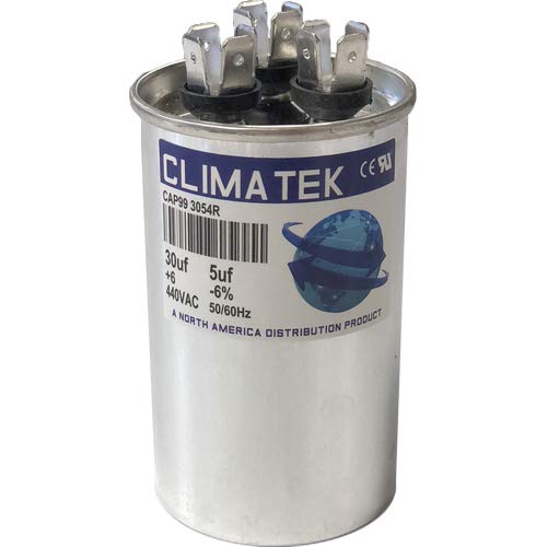 קבלים עגולים של Climatek-מתאים לריאם 43-25133-36 | 30/5 UF MFD 370/440 VOLT VAC